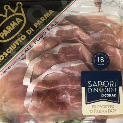 Prosciutto di Parma front packaging