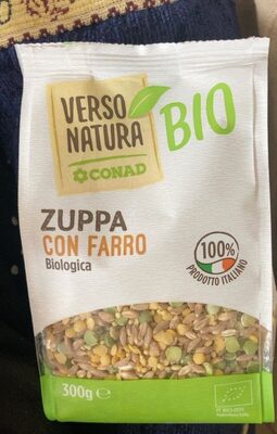 Zuppa con farro biologica