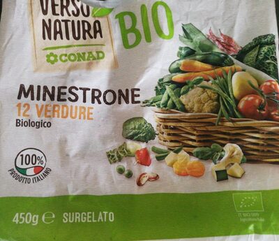 Minestrone 12 verdure front packaging