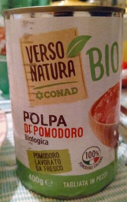 Polpa di pomodoro biologica front packaging