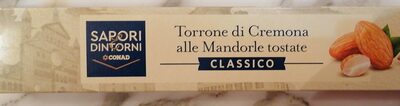 Torrone di Cremona alle mandorle tostate front packaging
