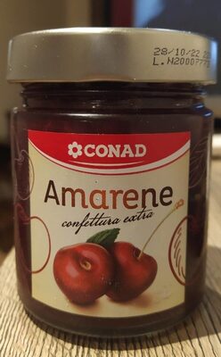 Marmellata alle amarene front packaging