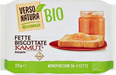 Fette Biscottate Kamut Biologiche front packaging