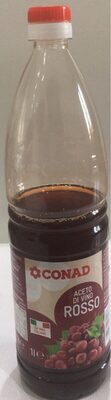 Aceto di vino rosso front packaging