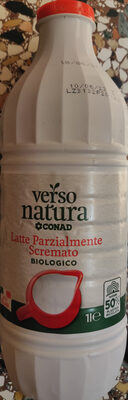 Latte parzialmente scremato front packaging