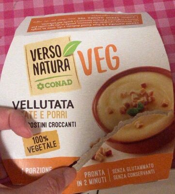 Vellutata patate e porri