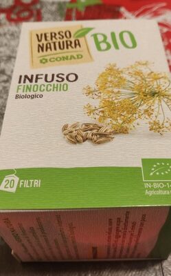 Bio Infuso Finocchio Biologico Verso Natura Conad front packaging