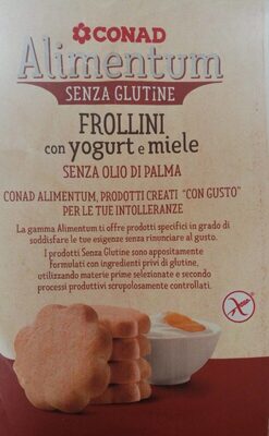 Frollini con yogurt e miele senza glutine