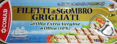 Filetti di sgombro grigliati