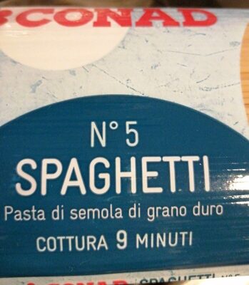 Spaghetti front packaging