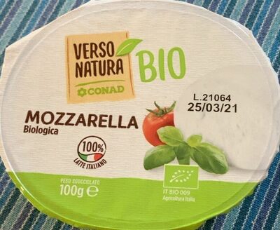Mozzarella biologica bio