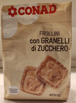 FROLLINI con GRANELLI di ZUCCHERO