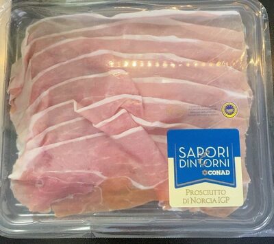 Prosciutto crudo di Norcia front packaging