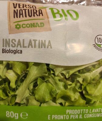 Insalatina biologica front packaging