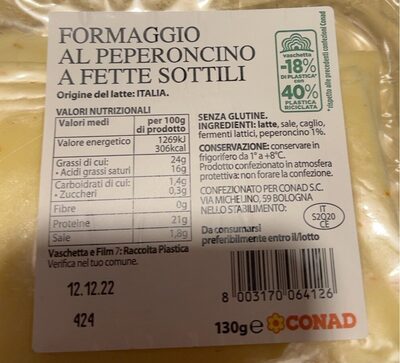 Formaggio al peperoncino