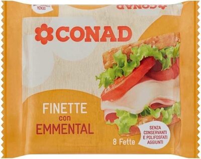 Finette con emmental front packaging