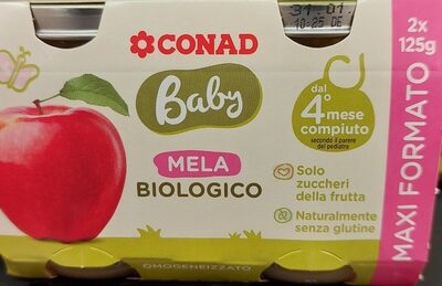 Omogeneizzati mela biologico