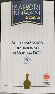 Aceto balsamico tradizionale di modena front packaging