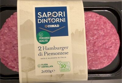 Hamburger di Piemontese front packaging