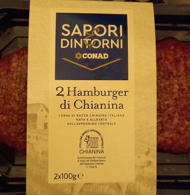 2 hamburger di chianina