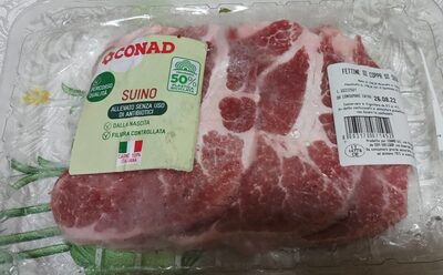 fettine di coppa di suino