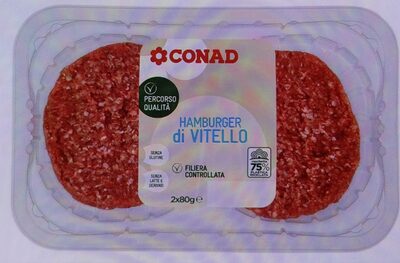Hamburger di Vitello front packaging