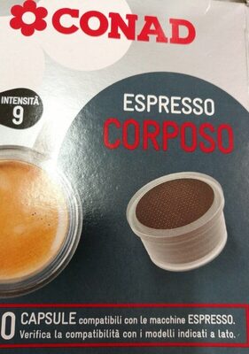 Espresso corposo front packaging