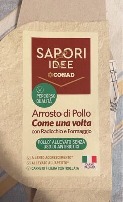 Arrosto di pollo front packaging