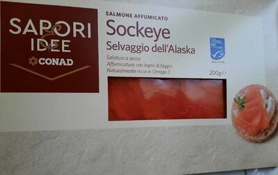 Salmone affumicato selvaggio dell'Alaska