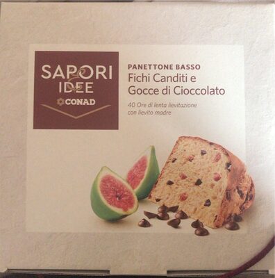 panettone basso gocce di cioccolato