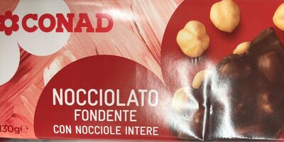 Nocciolato fondente con nocciole intere