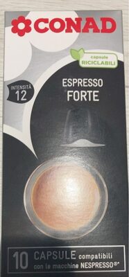 Espesso forte front packaging