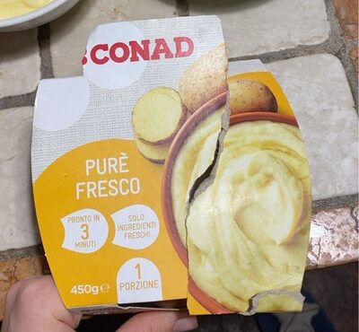PURÈ di PATATE FRESCHE front packaging
