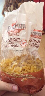 Ditalini rigati con mais e riso integrale