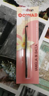 Vaniglia in bacca front packaging