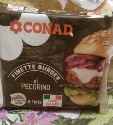 Finette burger al pecorino