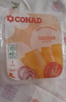 cheddar a fette front packaging