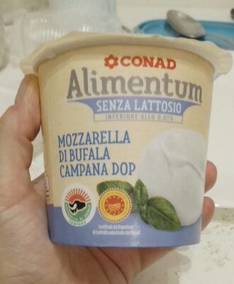 Mozzarella di bufala campana senza lattosio