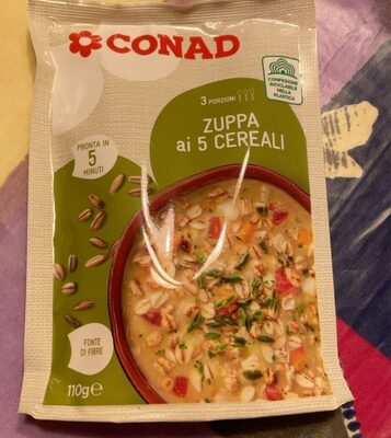 Zuppa ai 5 cereali