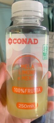 Succo di mela, limone, mente