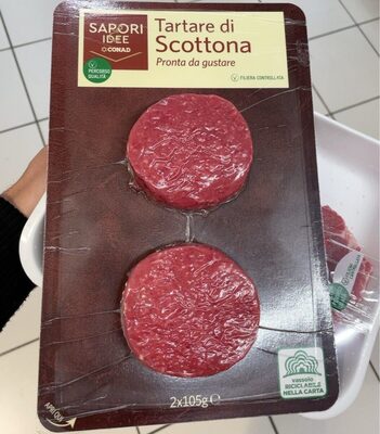 Tartare di scottona front packaging