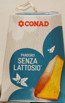 Pandoro senza lattosio front packaging