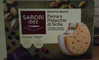 Biscotto Gelato panna e pistacchio