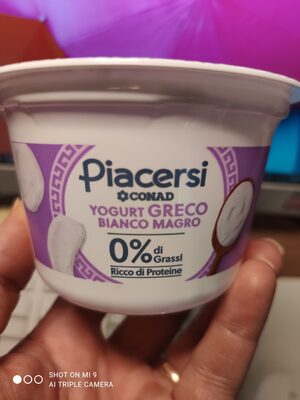 Piacersi yogurt greco bianco magro