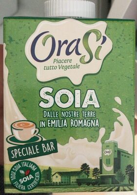 Latte di soia front packaging