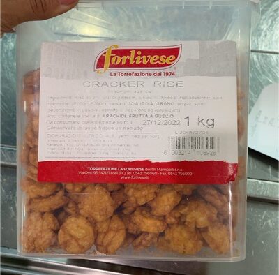 Cracker rice front packaging