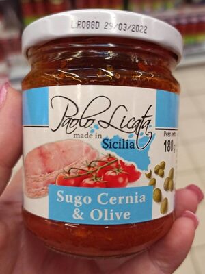 Sugo cernia e olive