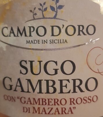 Sugo Gambero front packaging