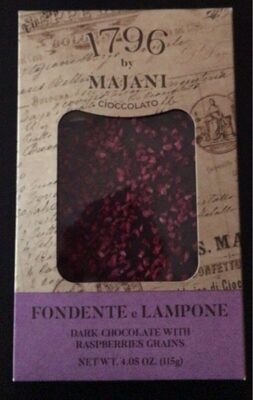 Fondente e Lamponi front packaging
