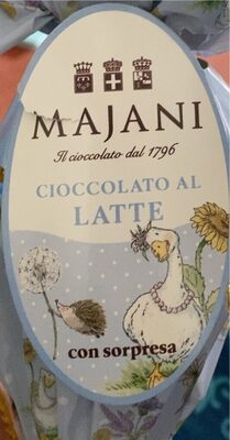 Ovetto cioccolato al latte front packaging